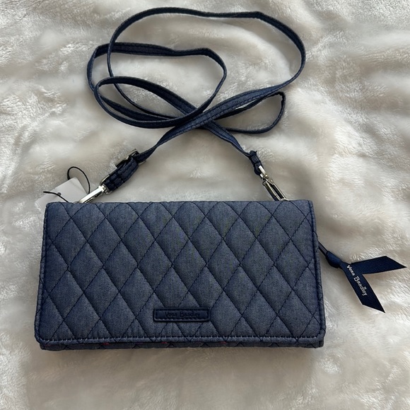 Vera Bradley Handbags - Vera Bradley RFID Wallet Crossbody Removable Strap